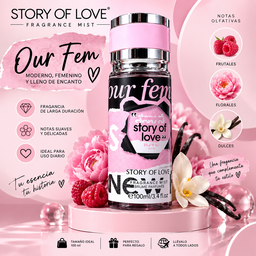🌸✨ Story of Love – Fragrance Mist 💖 splash