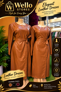 Elegant Leather Dresses