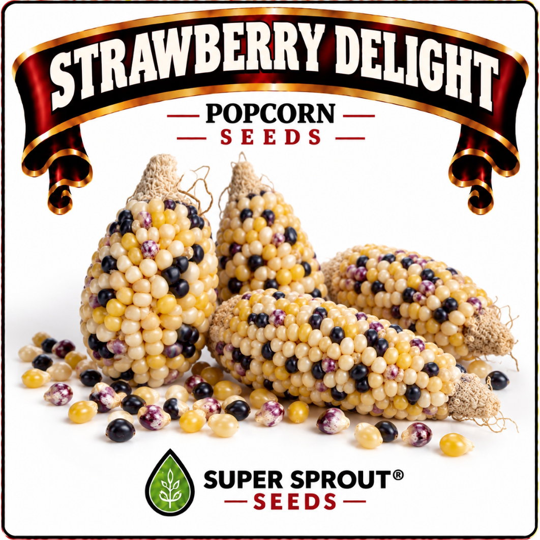 🌽STRAWBERRY DeLite ORNAMENTAL POPCORN🌽 x 25 seeds