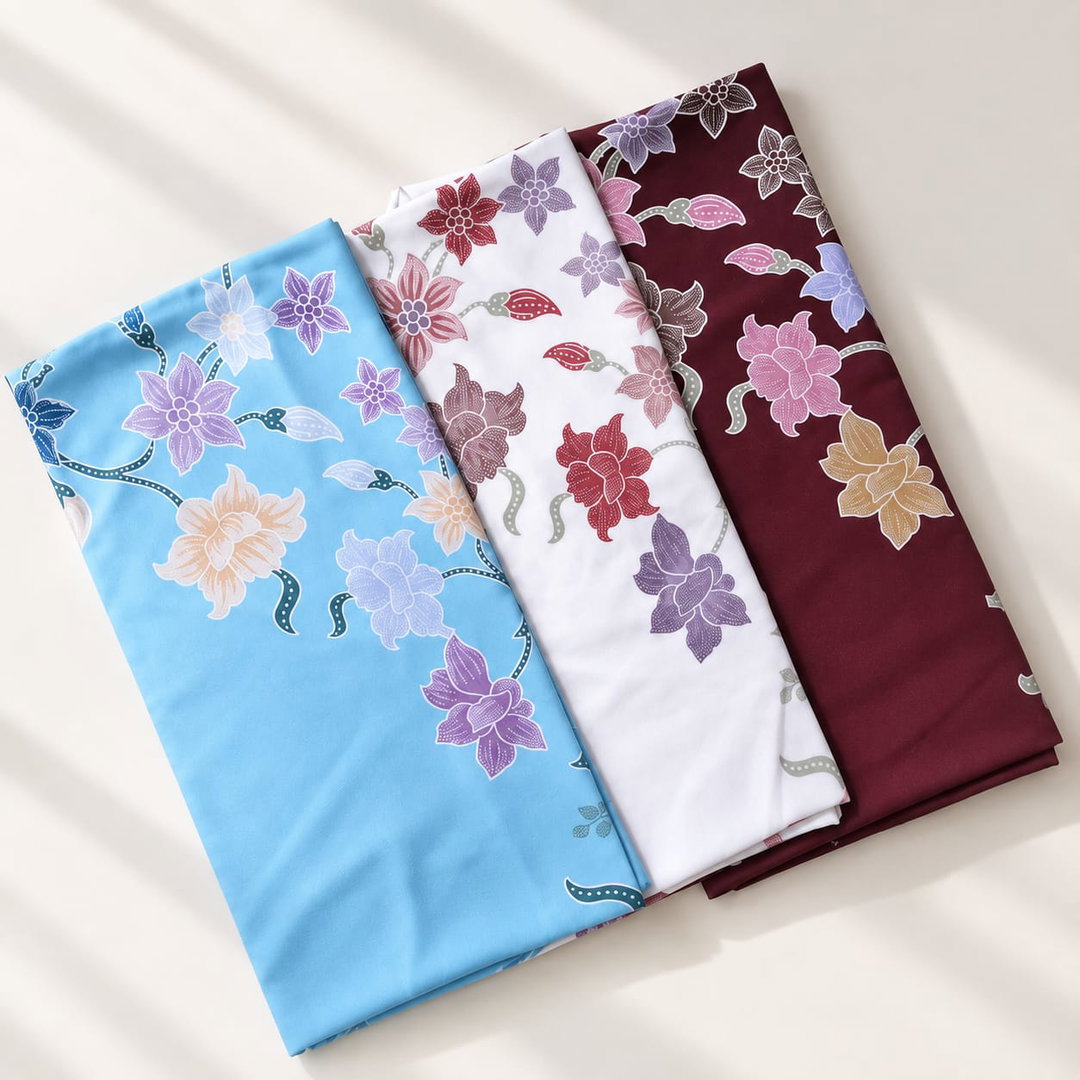 Batik Butterfly Shawl 