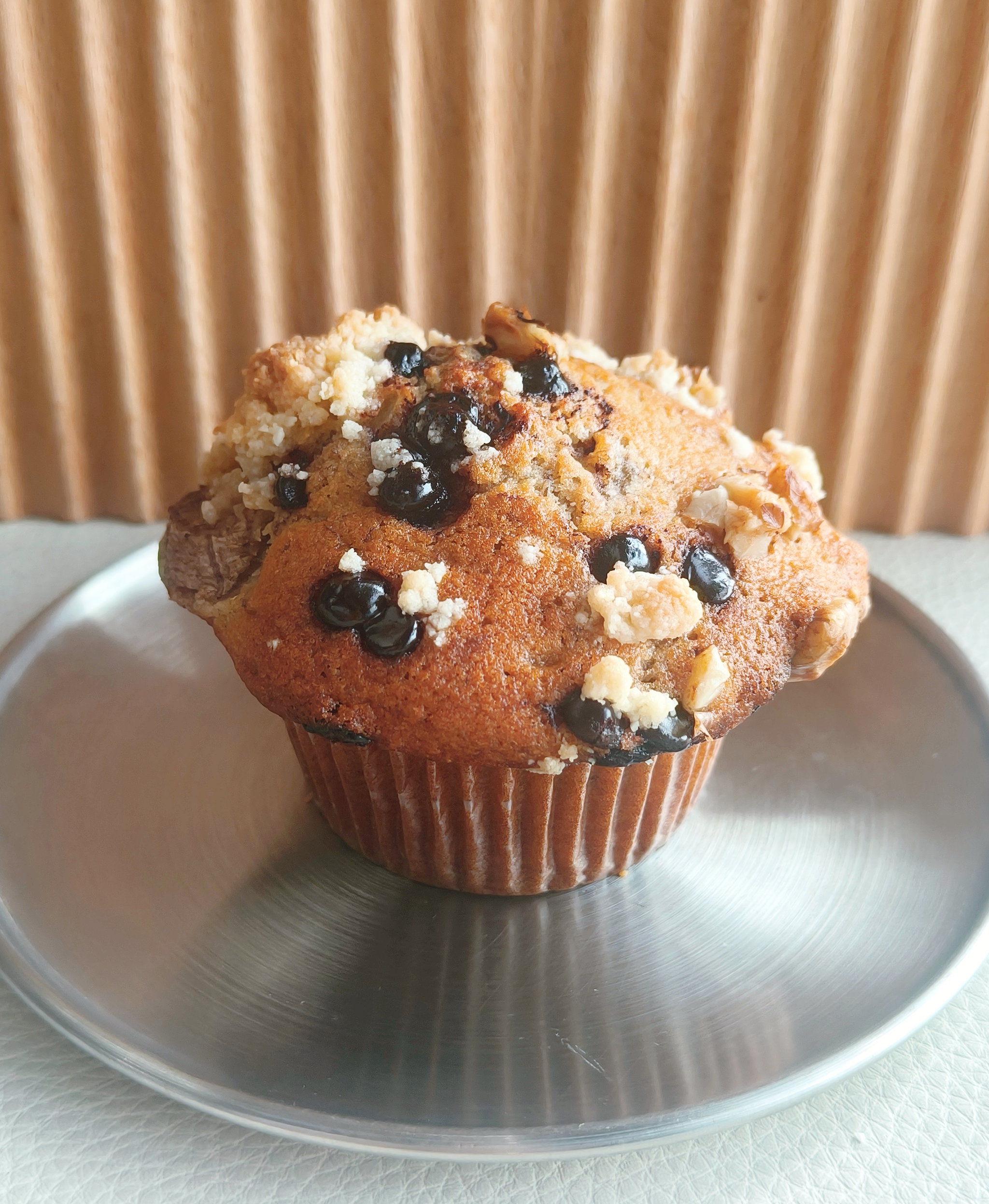 Banana chocolate walnut muffin - 1 pcs_0