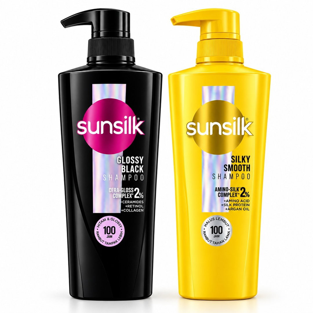 សាប៊ូកក់សក់នារីម៉ាក SUNSILK ចំណុះ 450 ML