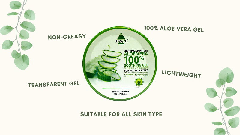 Korea 100% Aloe Vera Soothing Gel - 300ml_1