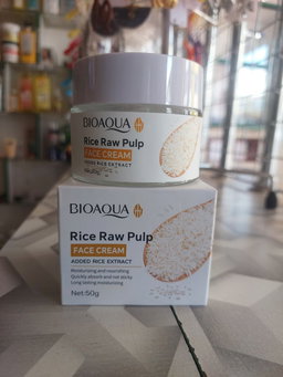 Bio Aqua Rice Raw Pulp Cream Face Cream 50g