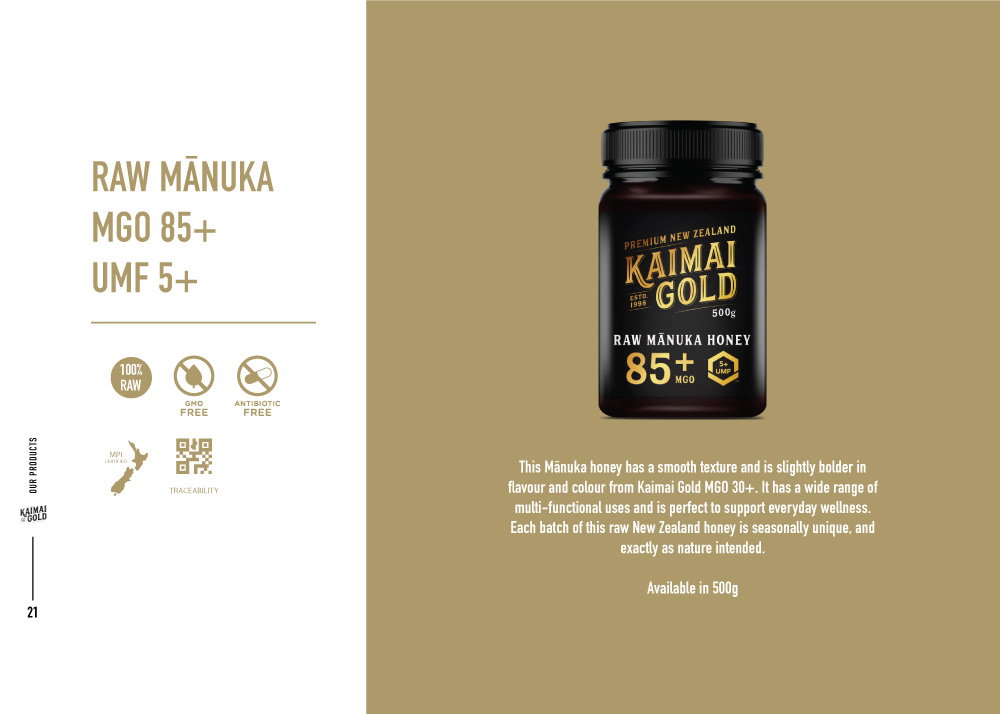 Kaimai Gold UMF 5+ Raw Manuka Honey - 500g_5