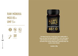 Kaimai Gold UMF 5+ Raw Manuka Honey - 500g
