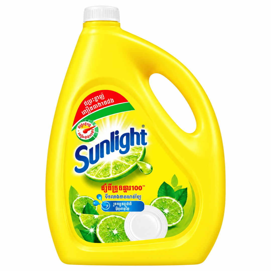 សាប៊ូលាងចានម៉ាក Sunlight 3.5 Kg