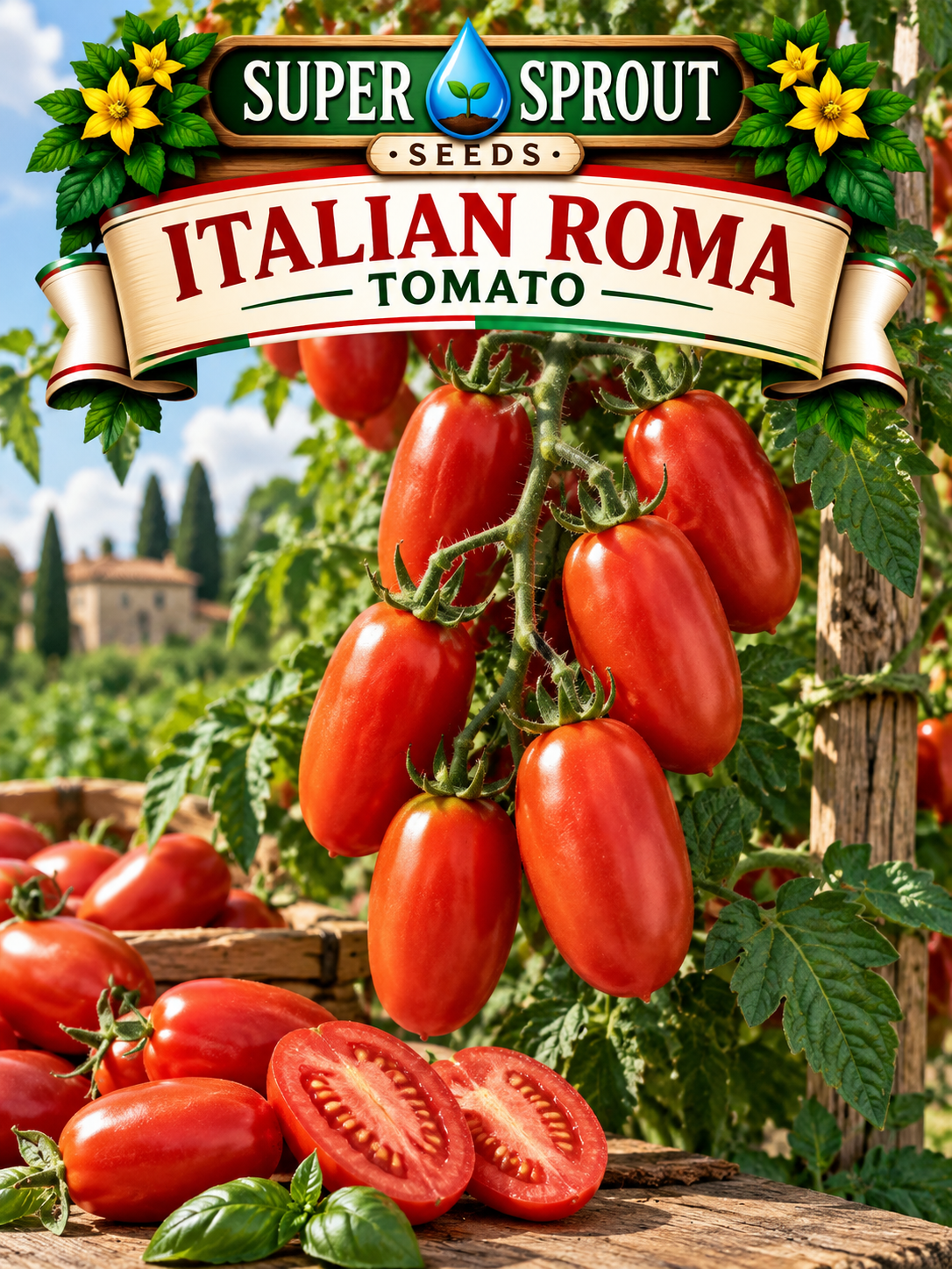 🍅ITALIAN ROMA PLUM TOMATO🍅 x 10 seeds