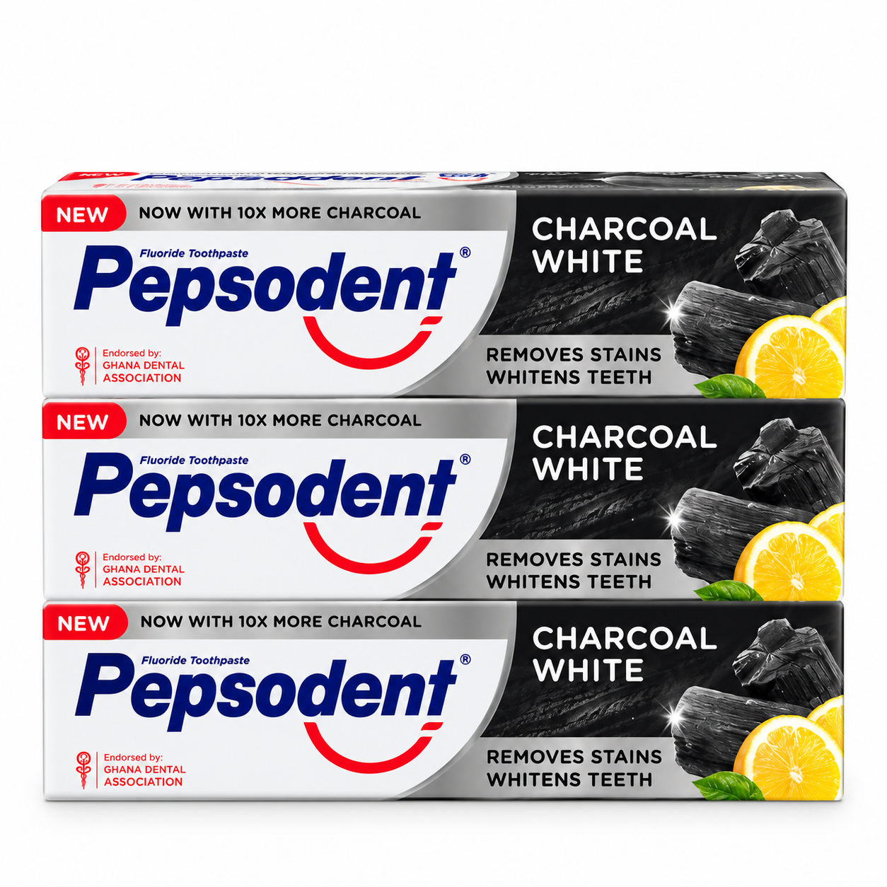 ថ្នាំដុសធ្មេញម៉ាក​ Pepsodent Charcoal White 130 ក្រាម_0