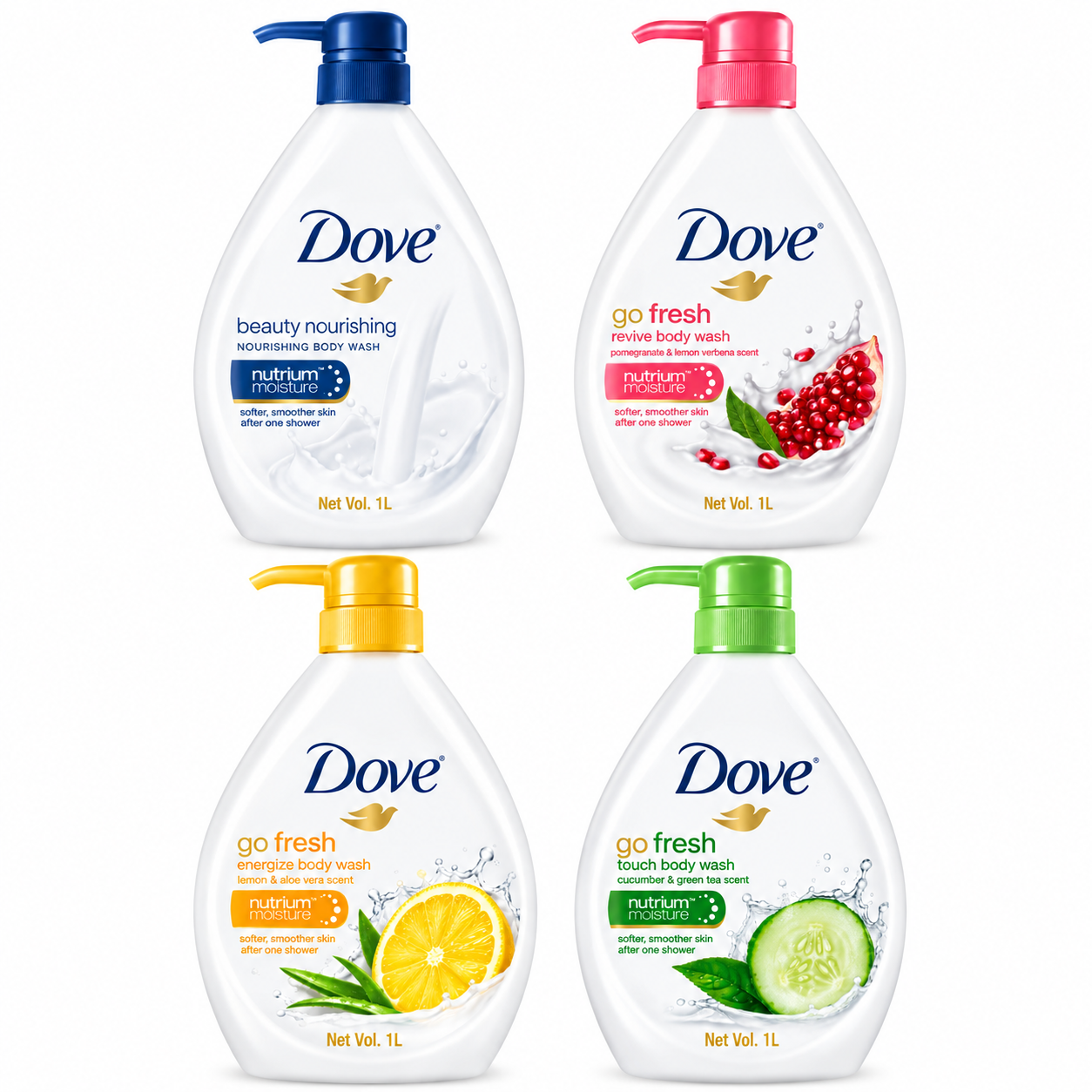 សាប៊ូទឹកដុសខ្លួនម៉ាក DOVE ចំណុះ 1000 ML _0