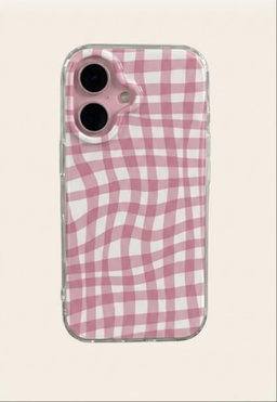 Distored Line Pattern Casing (Pink)