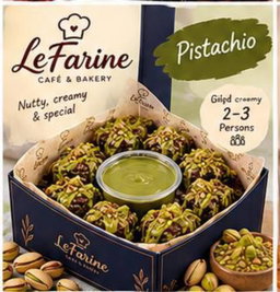 Pistachio brownie bites