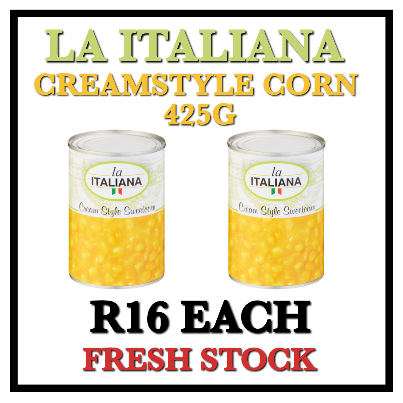 La Italiana Creamstyle Corn 425g_0