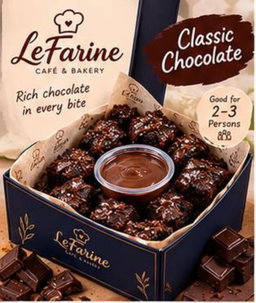 Classic chocolate brownie bites