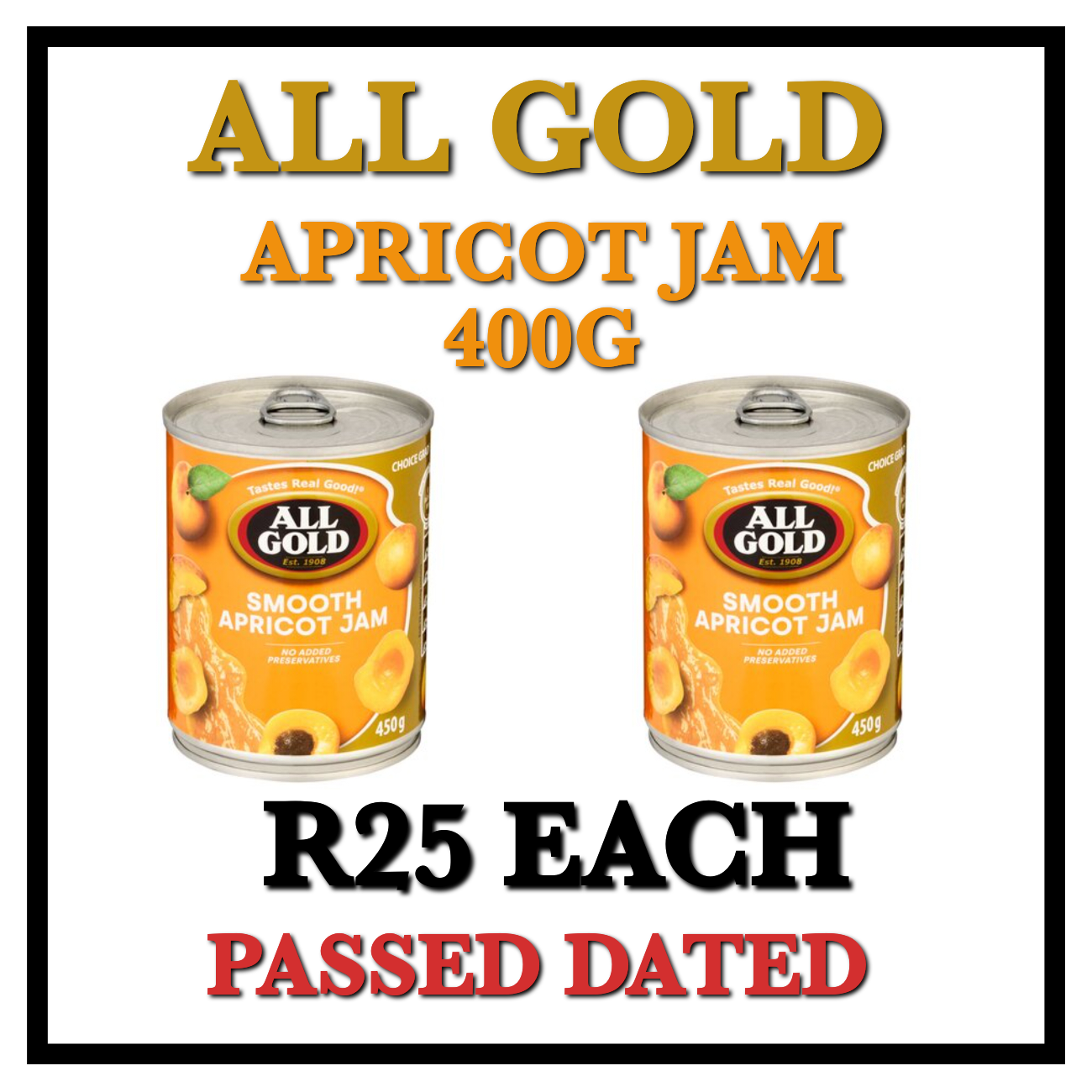 All Gold Apricot Jam 450g_0