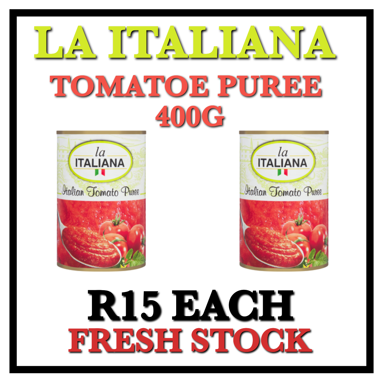 La Italiana Tomato Puree 400g_0