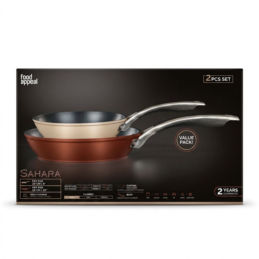 Sahara 2 Piece Frypan Set 20cm 26cm