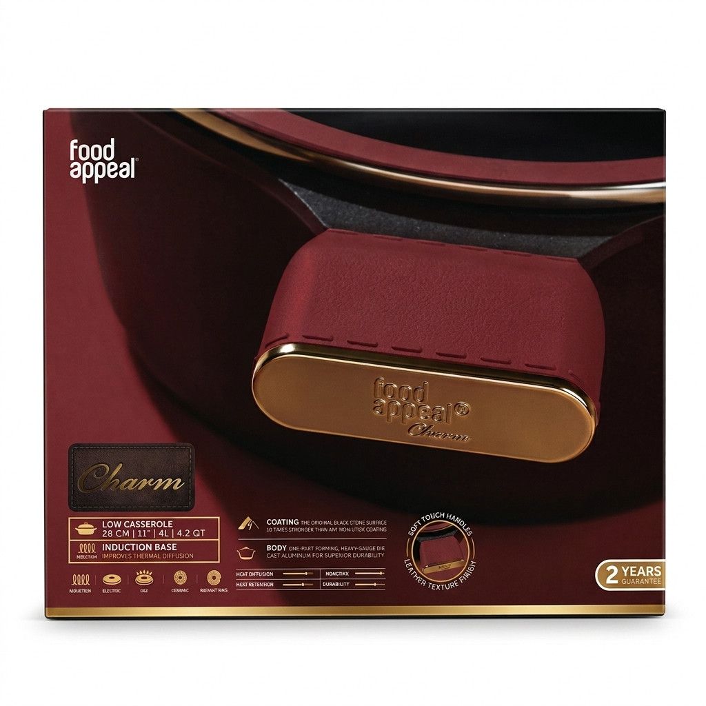 Charm Low Casserole 28cm
