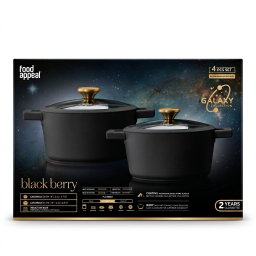 Galaxy Collection Black Berry 4 Piece Set