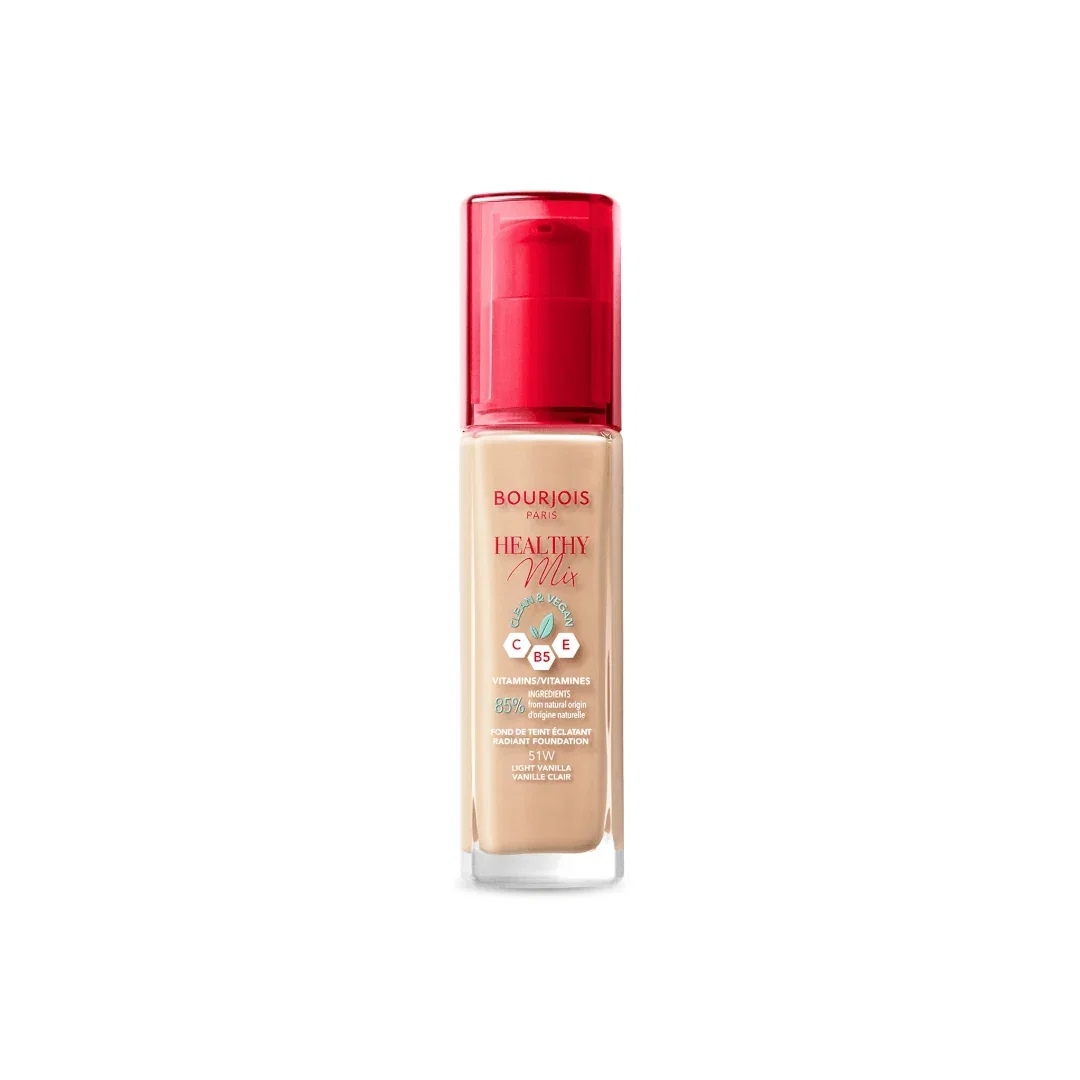برجواز كريم اساس هيلثي مكس Bourjois healthy mix radiant foundation 51