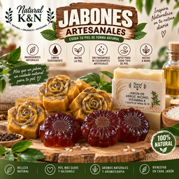 Jabones Artesanales de Aceites y De Glicerina Vegetal