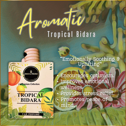 BIDARA Long-Lasting Aromatherapy Freshener - For Car, Wardrobe, Bathroom & Small Spaces