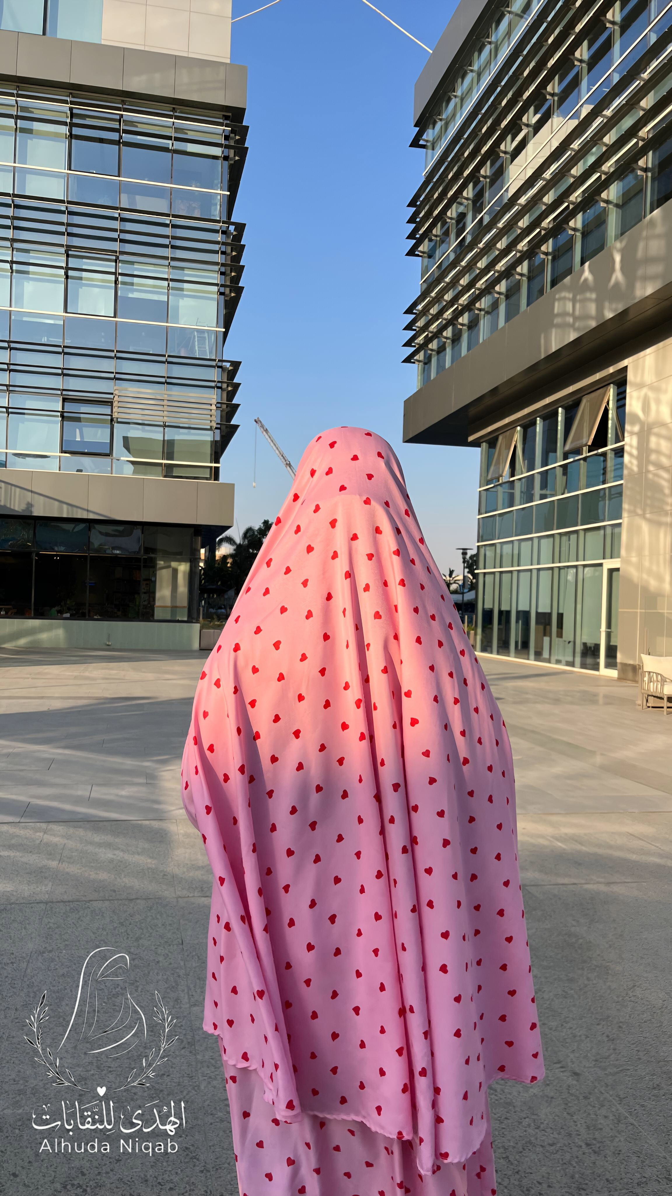 Heart Pattern Crepe Isdal