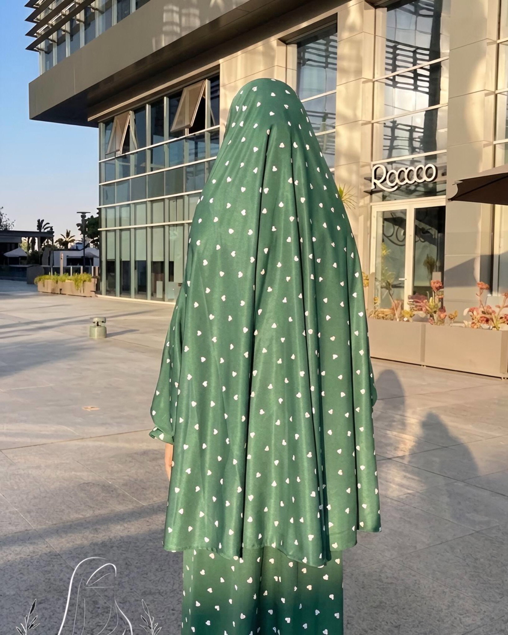 Heart Pattern Crepe Isdal