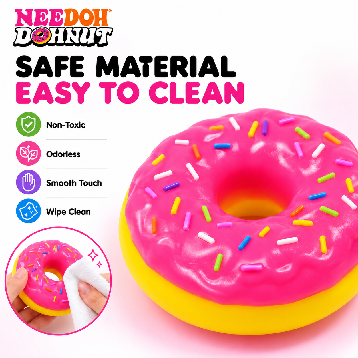 NeeDoh Donut Squishy Stress Toy_3
