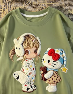 DIOR Round Neck For Girls Tshirt RS 
