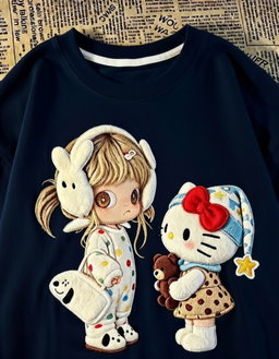 DIOR Round Neck For Girls Tshirt RS 