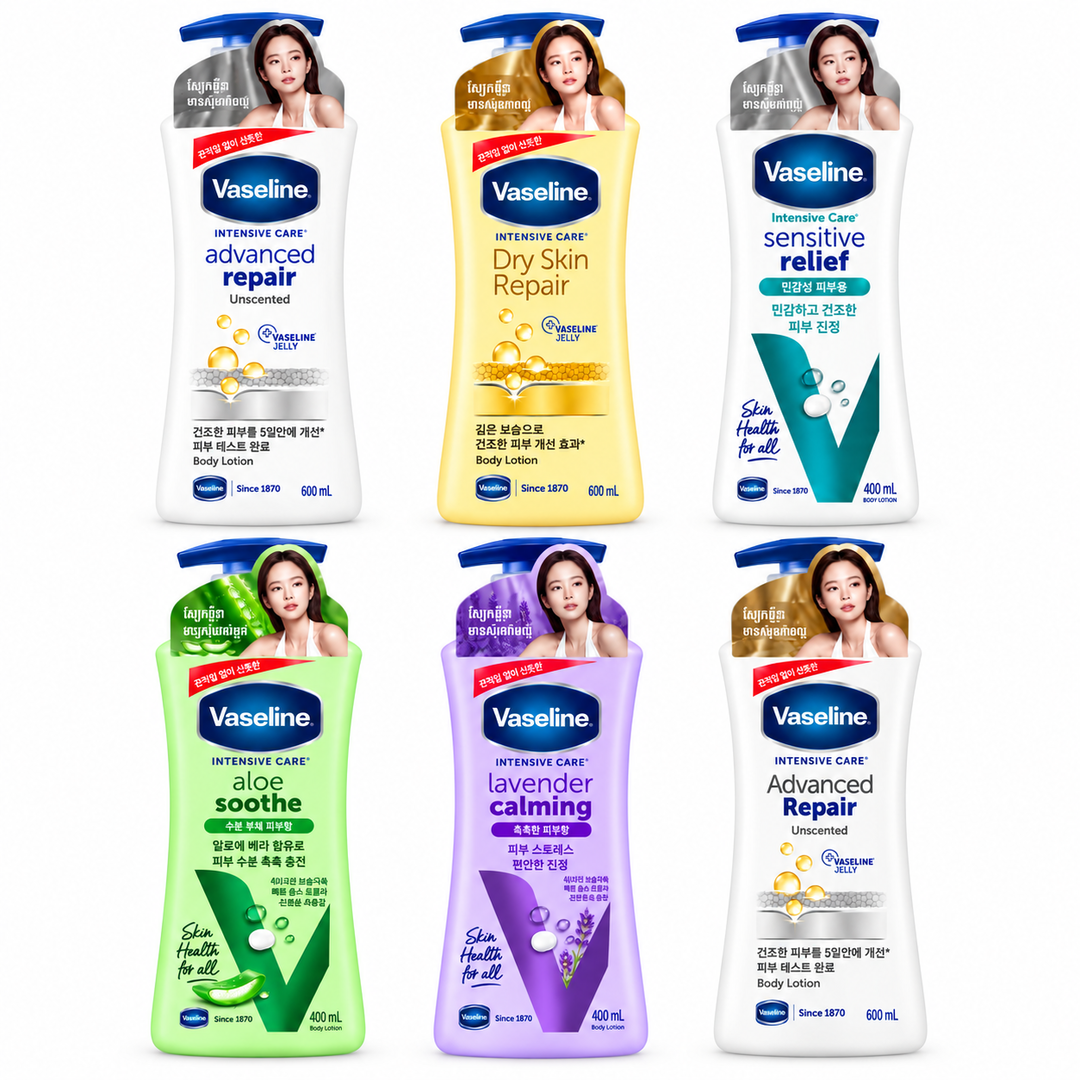 ឡេវ៉ាស៊ីលីន Vaseline ចំណុះ 600 មីលីលីត្រ