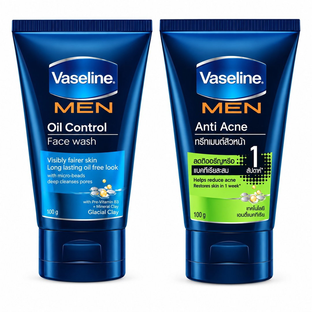 Vaseline លាងមុខបុរស ចំណុះ 100 ក្រាម