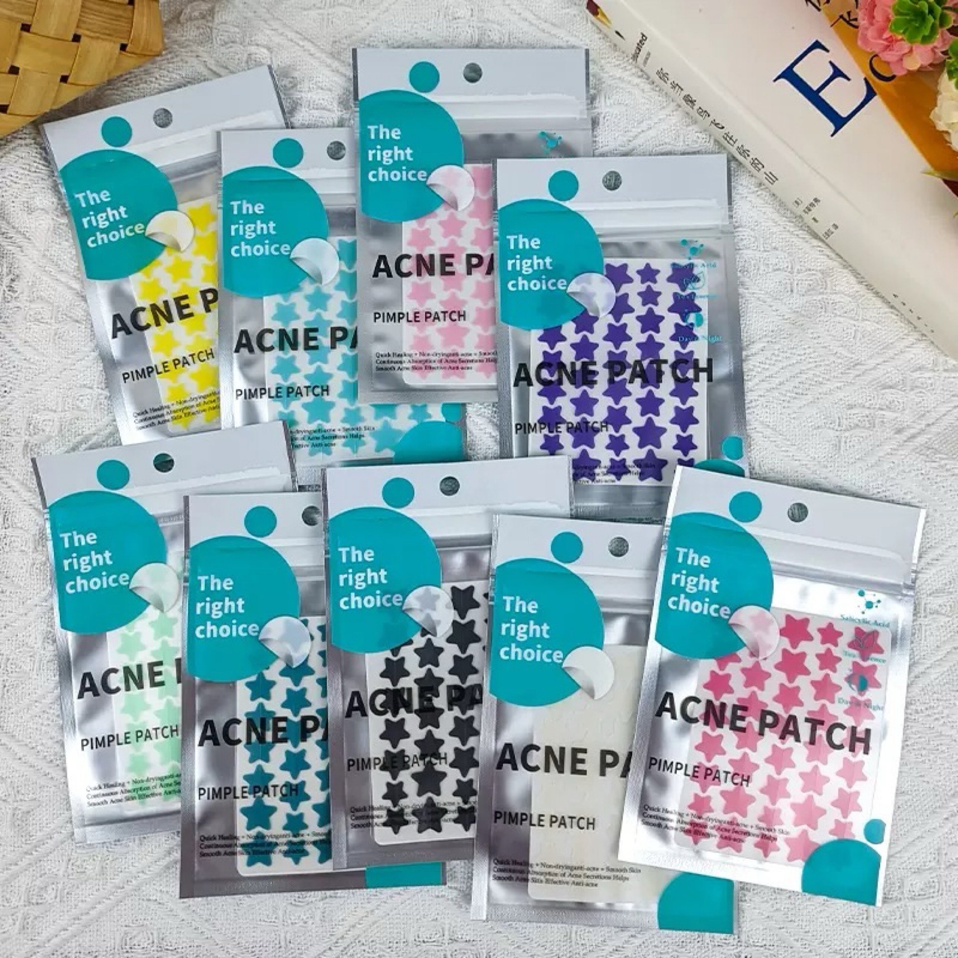 Une feuille de patch anti bouton hydrcolloïque