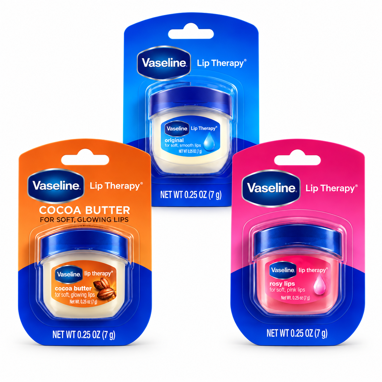 Vaseline Lip Therapy Jar ចំណុះ 7​ ក្រាម _0