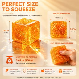 Stress Cube Squishy Toy