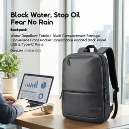 oraimo DuraLite Waterproof Spacious Charging Backpack