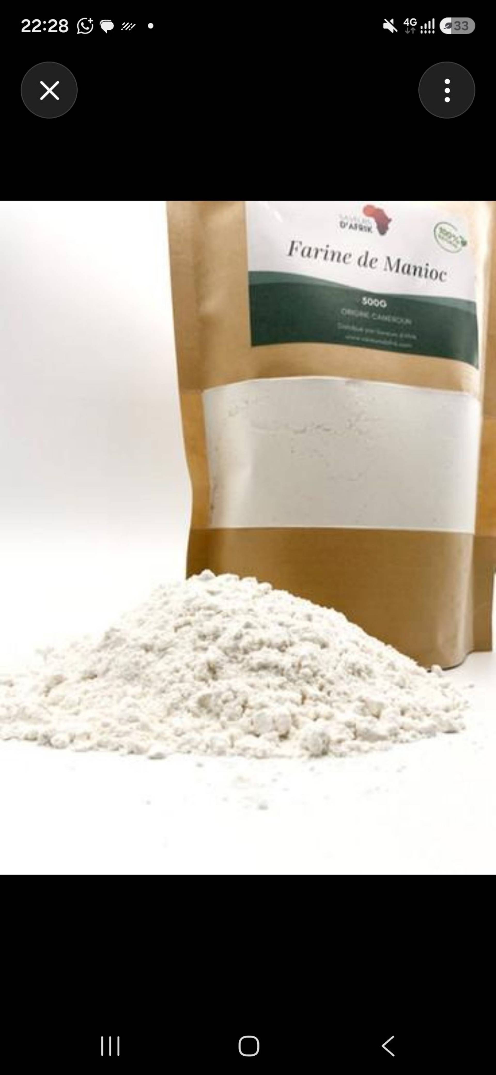 Farine de manioc,  le 1kg_0