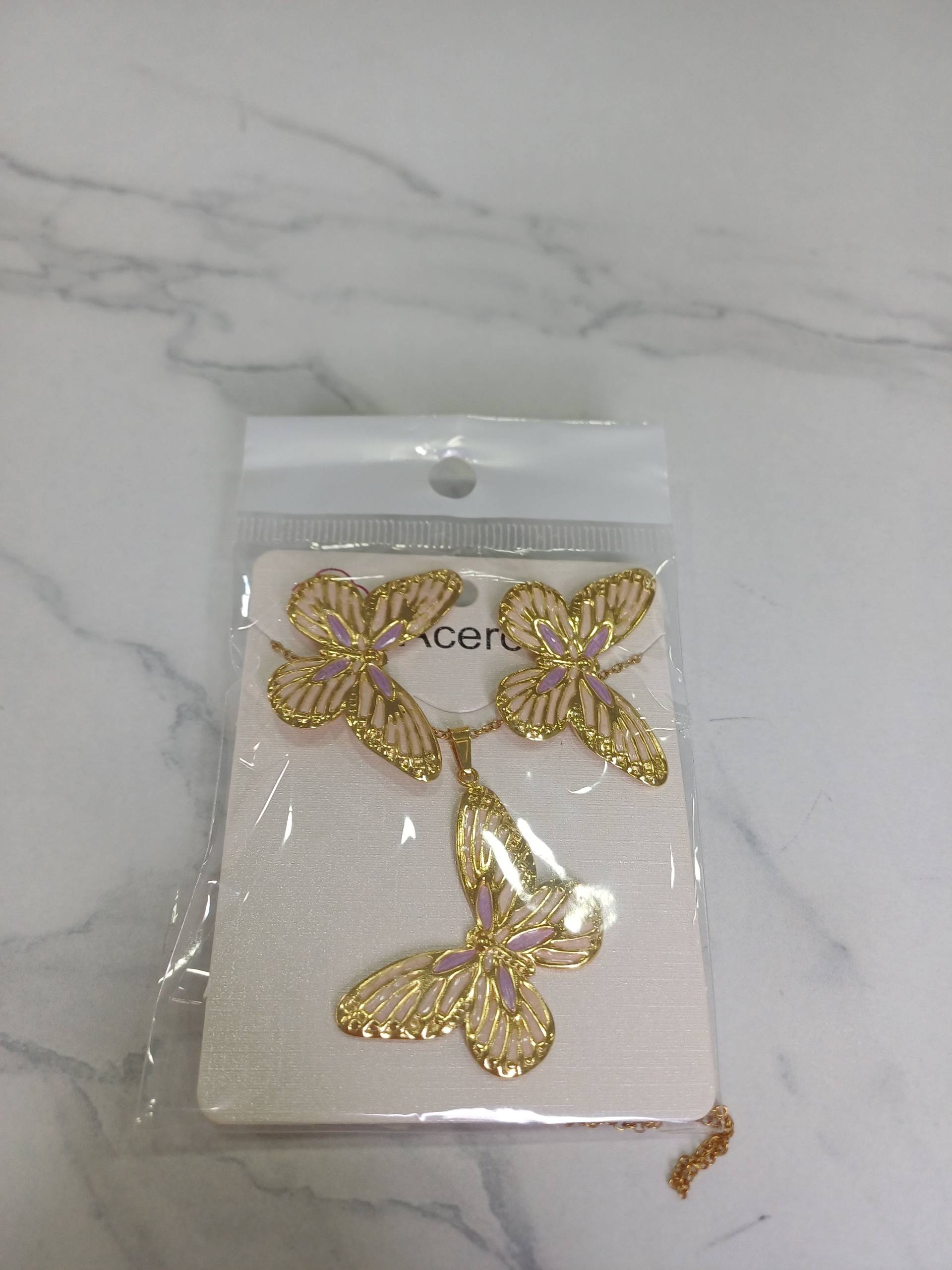 Conjunto acero mariposa_0