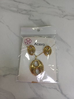 Conjunto acero , grano de cafe