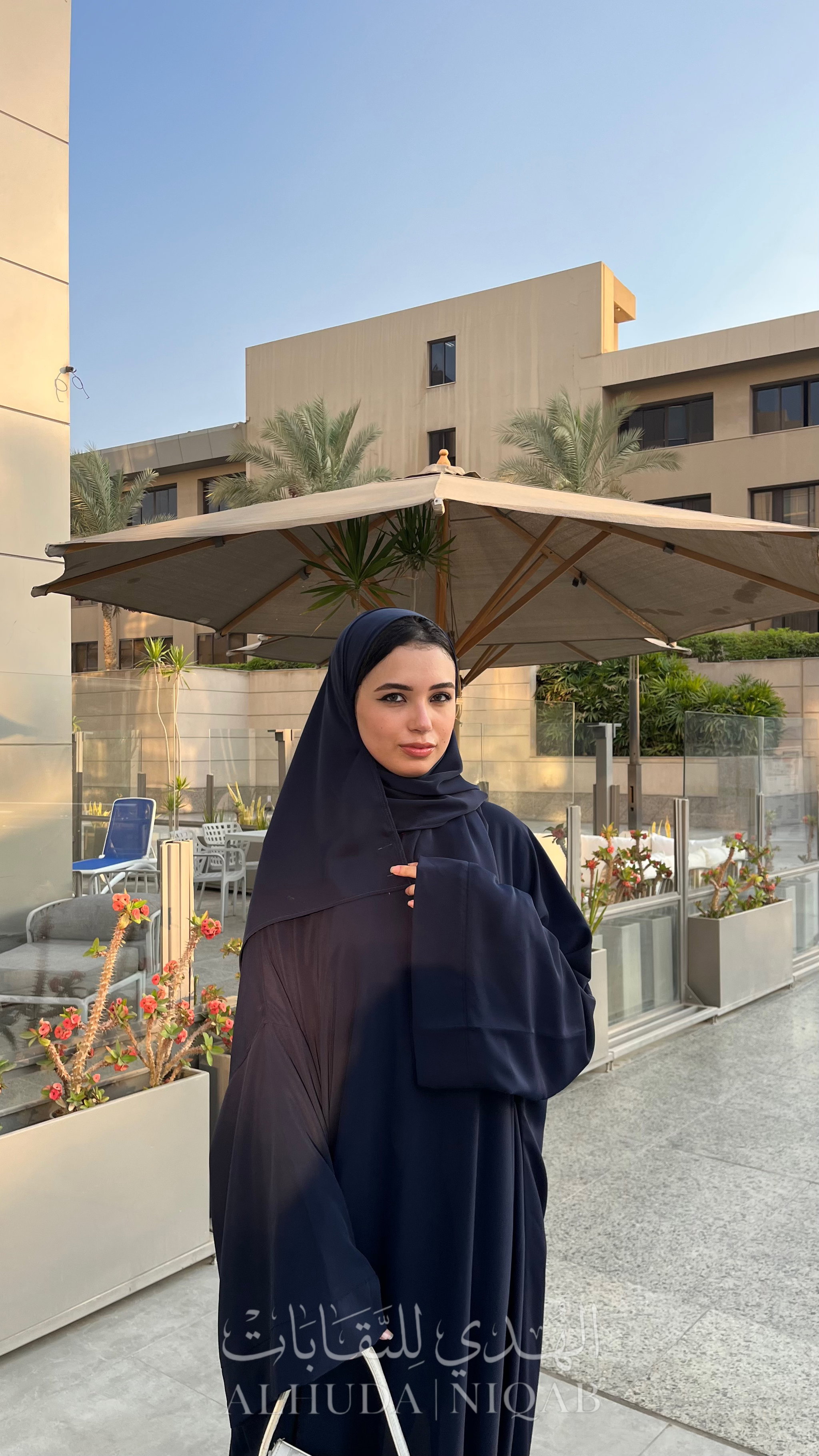Classic Loose Navy Abaya⁠_0