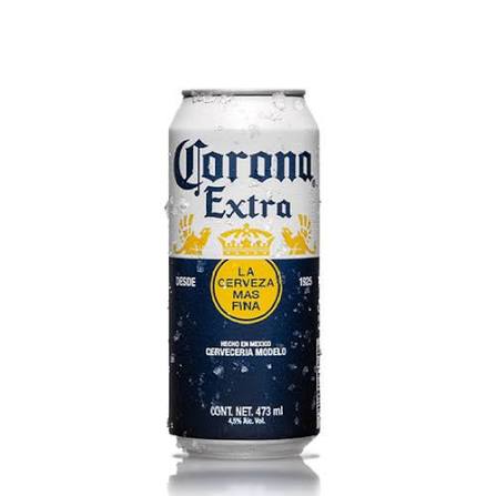 CERVEZA CORONA EXTRA LATON 473 ML