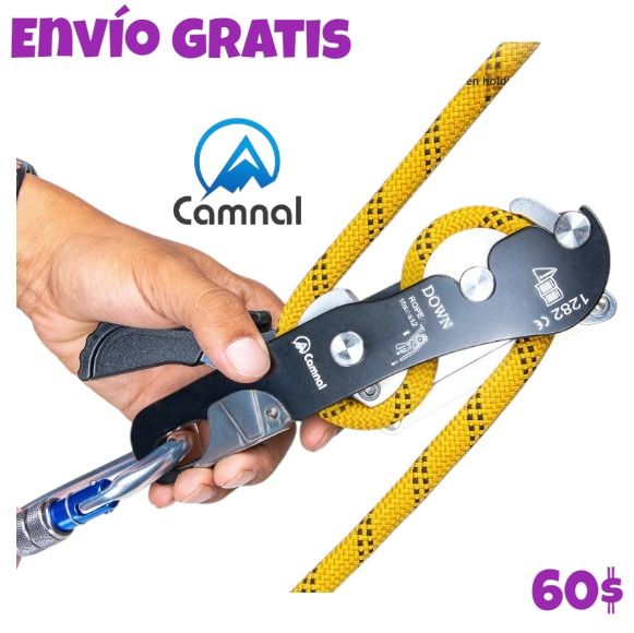 Stop descensor de escalada y rescates