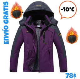 Chaqueta Impermeable Montaña Termica Lluvia Frio Extremo