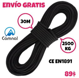 Cuerda estática 30m 10.5mm