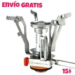 Cocinilla individual EN417 ultraportátil