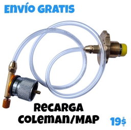 Pico recarga Coleman o MAP manguera