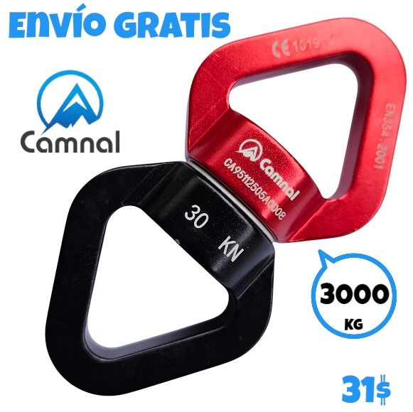 Giratorio 30kN aluminio Camnal
