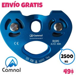 Polea tirolesa 25kN (2500kg)