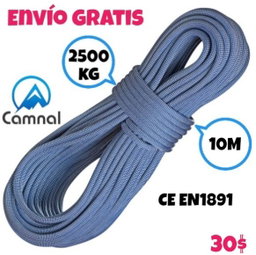 Cuerda estática 10 m 10.5mm 25kN